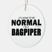 Normal Bagpiper Keramikornament (Links)