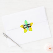 Normal-Bagpiper-Star-Aufkleber Stern-Aufkleber (Umschlag)