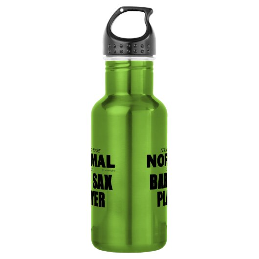 Normal Bari Sax Player Edelstahlflasche (Vorderseite)