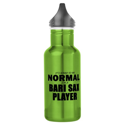 Normal Bari Sax Player Edelstahlflasche (Links)
