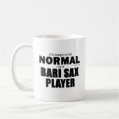 Normal Bari Sax Player Kaffeetasse (Links)