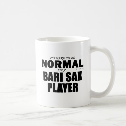 Normal Bari Sax Player Kaffeetasse (Rechts)