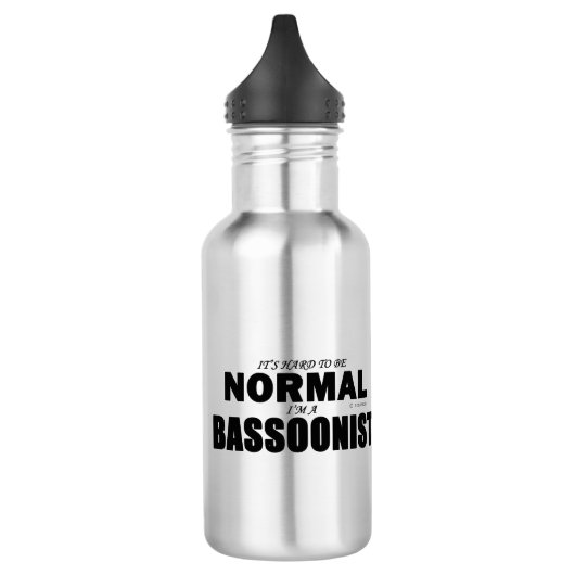 Normal-Bassoonist Edelstahlflasche (Links)
