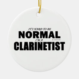 Normal-Clarinetist Keramik Ornament
