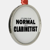 Normal-Clarinetist Ornament Aus Metall (Rechts)