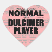 Normal Dulcimer Player Heftsticker