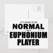 Normal-Euphonium-Player Postkarte (Vorne/Hinten)