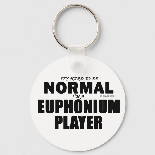 Normal-Euphonium-Player Schlüsselanhänger (Vorderseite)