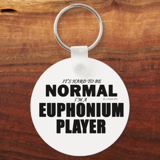 Normal-Euphonium-Player Schlüsselanhänger (Vorderseite)
