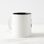Normal-Euphonium-Player Zweifarbige Tasse (Vorderseite Links)