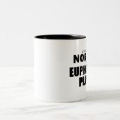 Normal-Euphonium-Player Zweifarbige Tasse (Mittel)