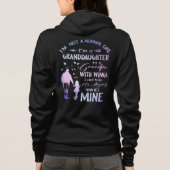 Normal Girl Großtochter Opa mit Flügelengel Hoodie (Rückseite)