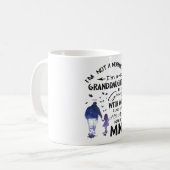 Normal Girl Großtochter Opa mit Flügelengel Kaffeetasse (Vorderseite Links)