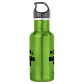 Normal Harmonica Player Edelstahlflasche (Rückseite)