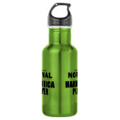 Normal Harmonica Player Edelstahlflasche (Vorderseite)