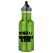 Normal Harmonica Player Edelstahlflasche (Rechts)