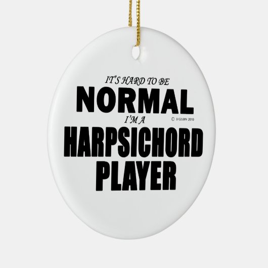 Normal Harpsichord Player Keramikornament (Rechts)