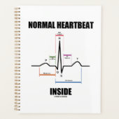 Normal Heartbeat Inside EKG EKG Elektrokardiogramm Planer (Vorderseite)