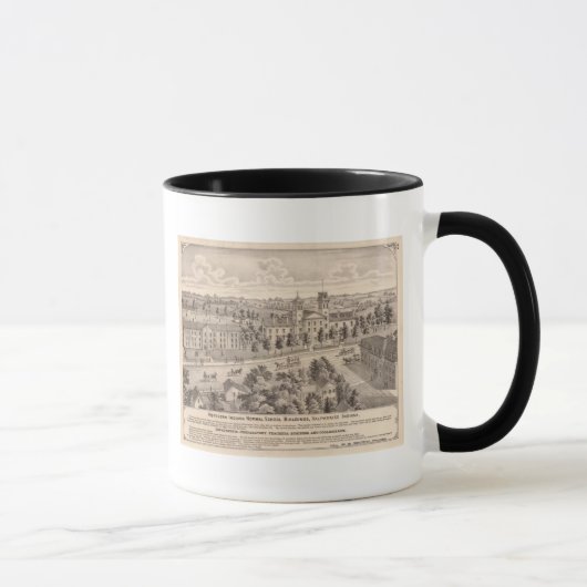 Normal-Indiana-Gebäude Tasse (Rechts)
