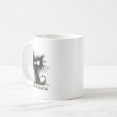 Normal Is Boring Funny Cat Graphic Tee Men Women Kaffeetasse (Vorderseite Links)