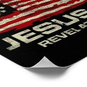 Normal Isn't Coming Back Jesus Is Christian Americ Poster (Ecke)