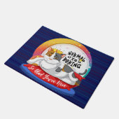 Normal ist langweilig #2 Doormat Fußmatte (Schrägansicht)