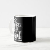 Normal ist langweilig süßes Puzzle-Herz-Autismus-B Kaffeetasse (Vorderseite Links)