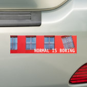 Normal ist langweiliger Aufkleber Autoaufkleber (Auf Auto)