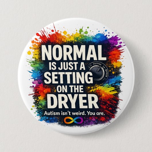 Normal Ist Nur Eine Einstellung Am Trocknerknopf Button (Vorderseite)