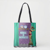 Normal ist überbewertet: Funky & Lustig Überall Tasche (Vorderseite)
