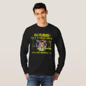 Normal kommt nicht zurück Christ Jesus Löwe Abs T-Shirt (Vorne ganz)