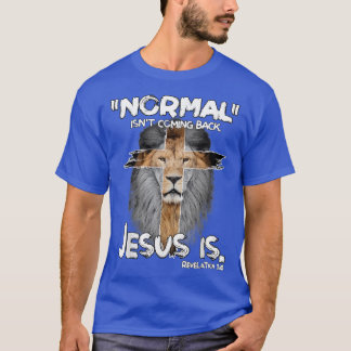 Normal kommt nicht zurück Jesus ist Offenbarung 14 T-Shirt