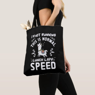 Normal Lunch Lady Speed Funny Llama Sprichwort Spa Tasche