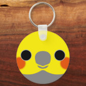 Normal Male Cockatiel Schlüsselanhänger (Vorderseite)