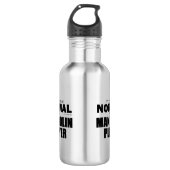 Normal Mandolin Player Edelstahlflasche (Vorderseite)