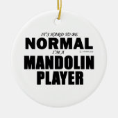 Normal Mandolin Player Keramikornament (Vorne)