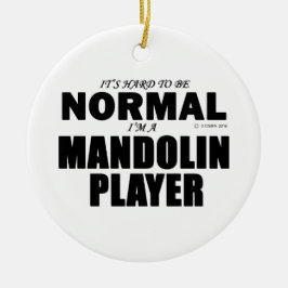 Normal Mandolin Player Keramikornament