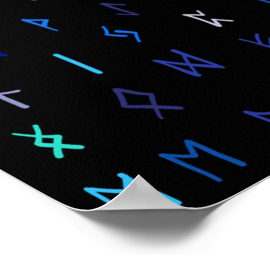 Normal nach Nacht Poster (Ecke)