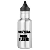 Normal Oboe Player Edelstahlflasche (Rechts)