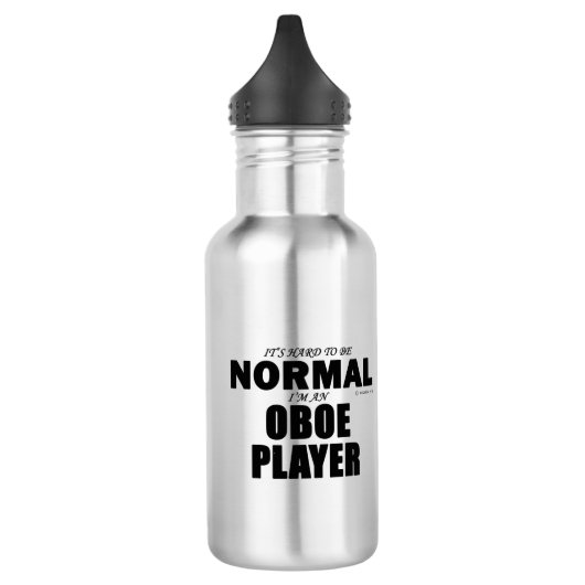 Normal Oboe Player Edelstahlflasche (Links)