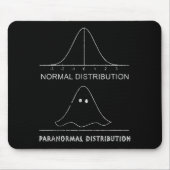 Normal Paranormal Distribution Funny Math Ghost Ha Mousepad (Vorne)