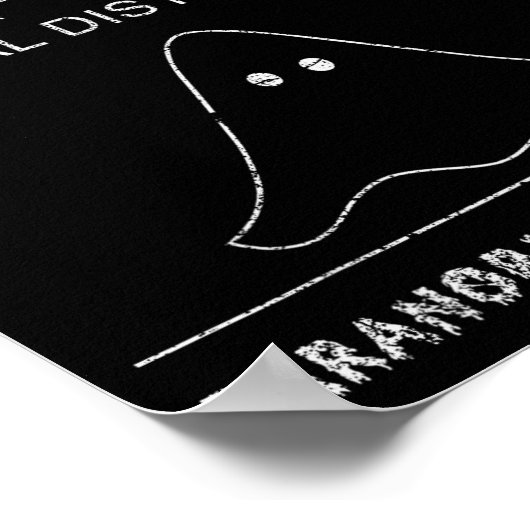 Normal Paranormal Distribution Funny Math Ghost Ha Poster (Ecke)