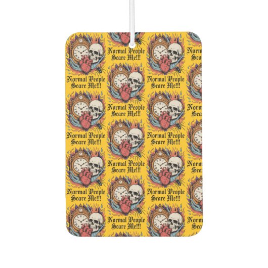 Normal People Scare Me Autolufterfrischer (Vorderseite)