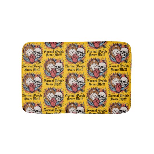 Normal People Scare Me Badematte (Vorderseite)