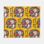 Normal People Scare Me Fleecedecke (Vorderseite (Horizontal))