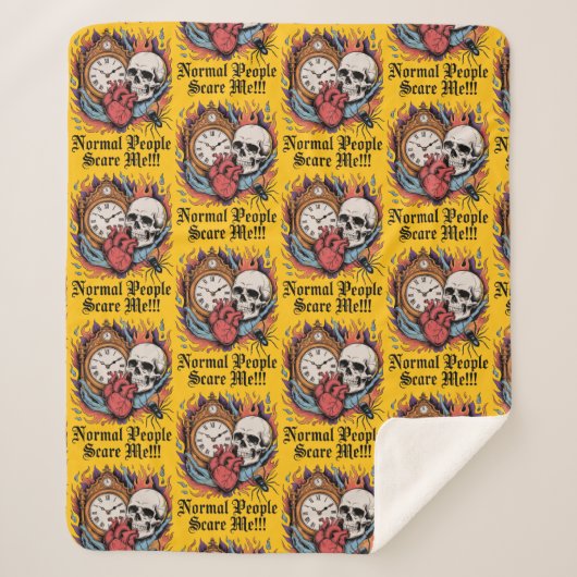 Normal People Scare Me Sherpadecke (Vorderseite)