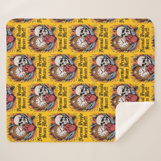 Normal People Scare Me Sherpadecke (Vorderseite (Horizontal))