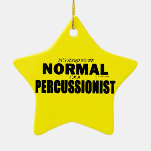 Normal Percussionist Keramik Ornament