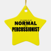 Normal Percussionist Keramik Ornament (Hinten)