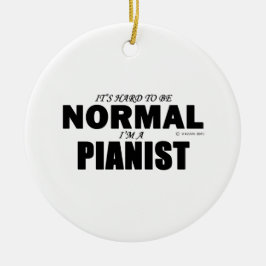 Normal Pianist Keramik Ornament